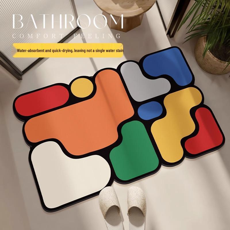 

Dopamine Nordic Minimalist Diatomaceous Bath Mat – Water-Absorbent, Wear-Resistant, Non-Slip 40x60cm