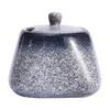 Ceramic Seasoning Jar with Lid, Spice Jar with Spoon, Salt and Pepper, Sugar Jar, Spice Storage Box, Kitchen Storage Container