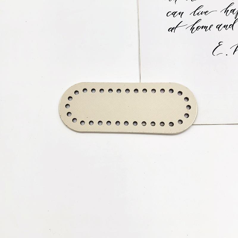 Hyuna Handgehäkelte Lederbasis Damen Handy-Geldbörsen-Tasche