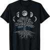 Tree Life Moon Phases - Gothic Witch Witchcraft Occult T-Shirt