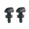 1/2Pcs Car Windshield Wiper Washer Spray Nozzle Fits Most Car Models Car Dual Holes Washer Nozzle Wiper Water Spray Jet