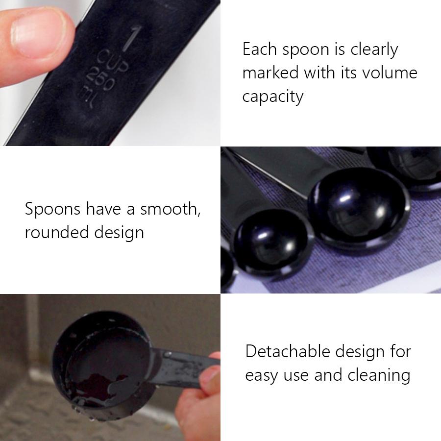 10Pcs Measuring Spoons Cup Set for Cake Flour Food Measuring Home Gadget Kitchen Cooking Baking Tools Accessories