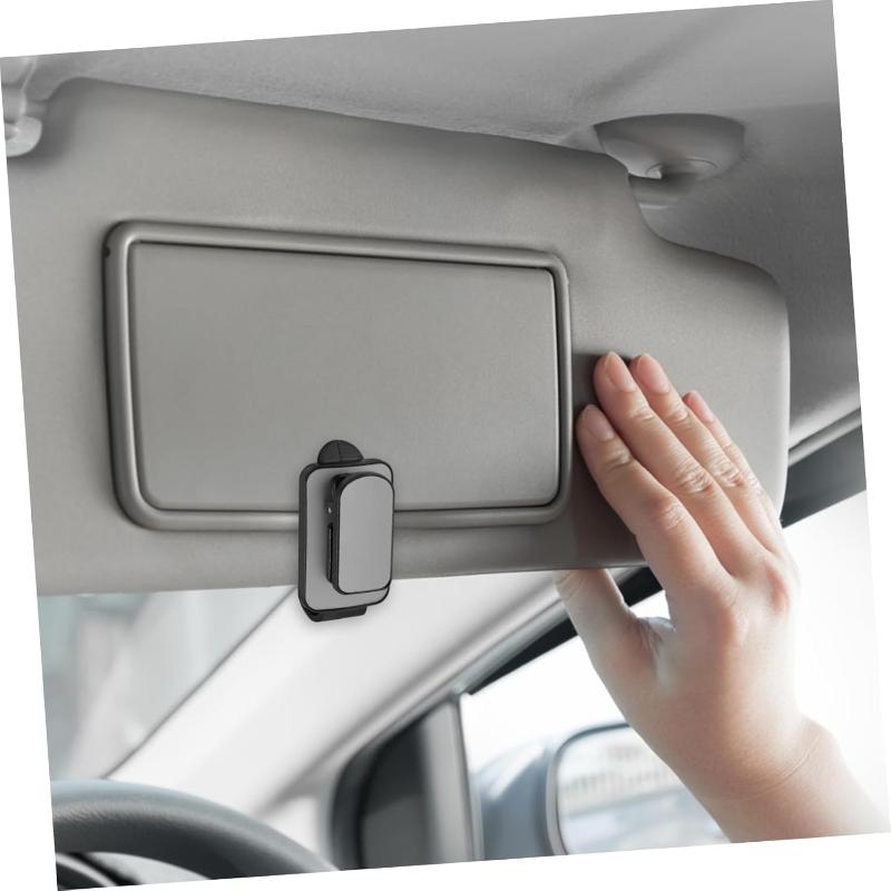 Sunglasses Holder Clip Fits All Sunglasses Sizes Multi-Functional Car Visor Organizer for Ticket Card Auto Accessory