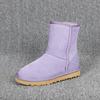 Hochwertige Winter-Schneestiefel für Damen und Herren mit kuscheligem Synthetikfell-Futter und robustem Rindsleder-Obermaterial