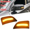 2Pcs Dynamic Amber Turn Signal Lights Side Mirror Indicator Sequential Blinker Lamp For Volvo XC60 2008 2009 2010 2011 2012-2014