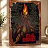 Evil Dead Personalized D Textured Metal Poster Wall Art Tinplate Sign for Bar Accessories Bedroom Stuff Room Decor Funny Signs
