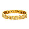 2025 Bracelet Strap Set with Red Color Diamond Gold Men's Style Ochre Chain Magnetic Couple Bracelet