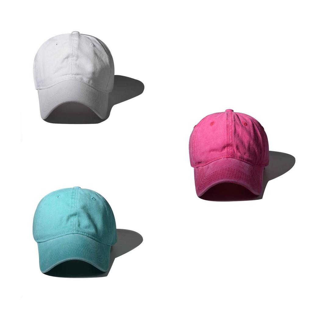 Cross-border Water Washed Cotton Baseball Cap Foreign Trade European And American Trendy Curved Brim Duck Tongue Cap