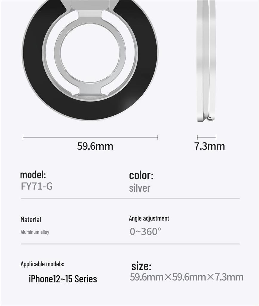 Support de téléphone pliable et multifonctionnel MagSafe - Double face avec support magnétique ultra-puissant