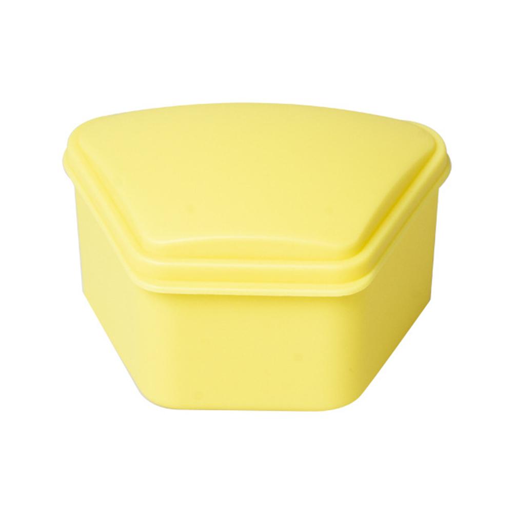 Portable Plastic Cases Denture Box Oral Cavity Cleaning Denture Storage Case Mini Tooth Clean Sanitary Drainable Storage Box