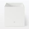 MUJI Polypropylene File Box A4 White 25cm W x 32cm D x 24cm 44902875 Standard, Size, Gray, Approx. H,