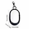 2/4pcs PVC Round Transparent Cosmetic Bag Jewelry Storage Bag Portable Data Cable Earphone Coin Charger Storage Bag