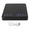 Coffee Scale USB Charging Auto Zero Clearing High Accuracy LED Digital Display Hand Brewed Coffee Scale with Timer