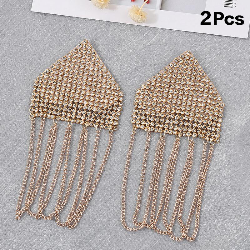 Sexy Nipple Self Adhesive Nipple Chains Stickers Tassels Breathable Comfortable Bras Accessories