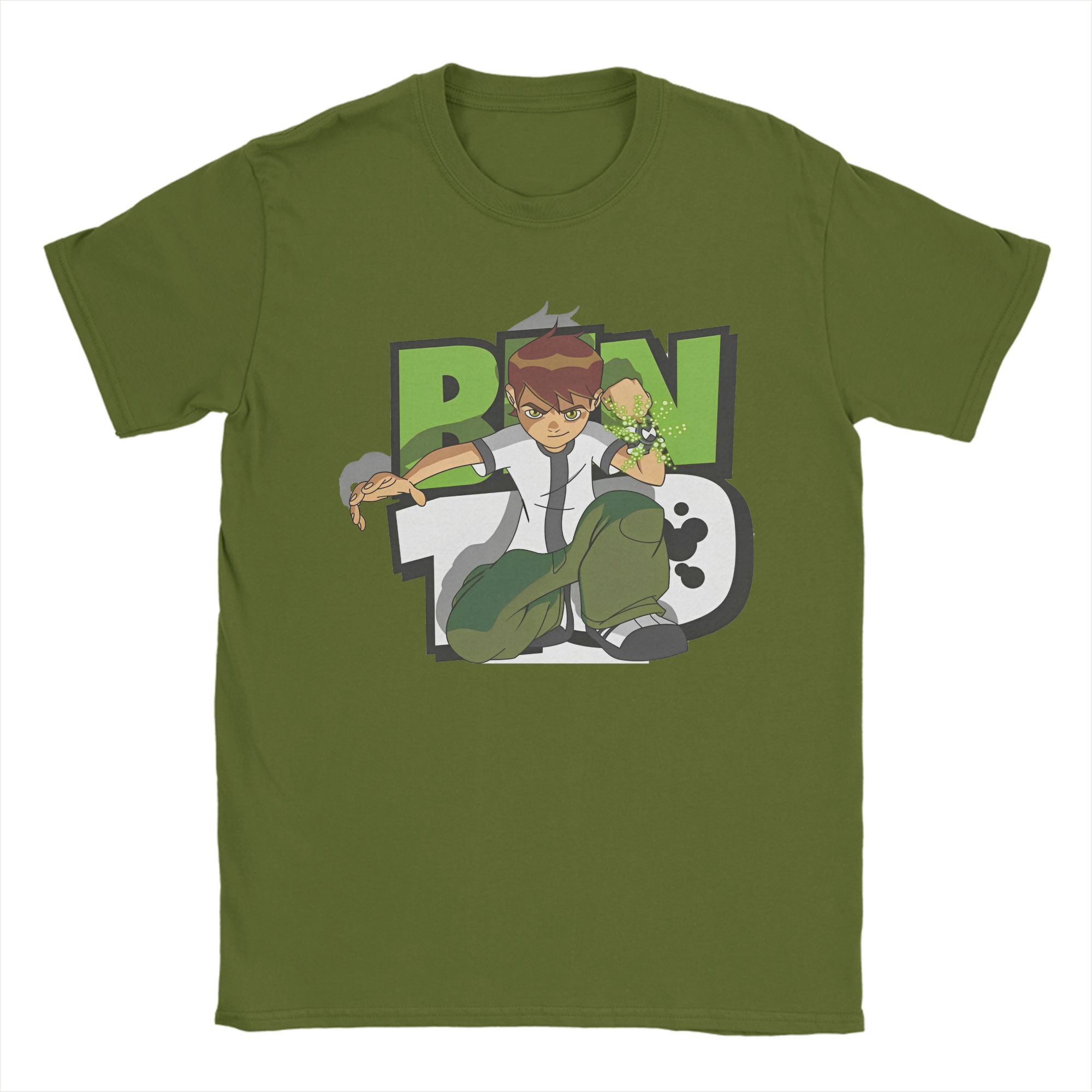 

Men Women s Alien Tennyson Omnitrix Game T Shirts 100% Cotton Clothes Vintage Short Sleeve Tees 6XL T-Shirt 4XL