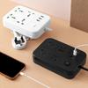 2500W Outlet Extender with USB Port Power Strips Multiple Plug Outlets Wall Adapter for Home Travel Electronics Office