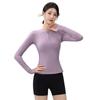 Women's Slim Fit Long Sleeve Sports Top - Autumn/Winter Yoga Running Wear