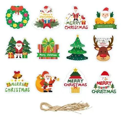 Christmas Cupcake Wrappers Merry Christmas Decorations For Home Xmas Ornaments Decor Navidad Kerst New Year Gift Decor 2025