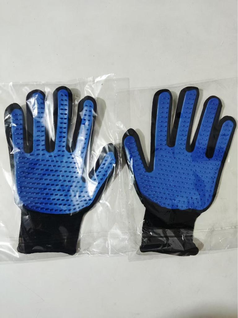 Cat and Dog Petting & Grooming Gloves - Remove Loose Hair & Massage Pets