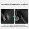 LUCKEASY for Tesla Model 3 Model Y Car Central Control Side Defense Kick Pad Protective Foot Pad Accessories Decoration Trim