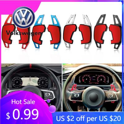 2026 Hot For Volkswagen VW Car Steering Wheel Paddle Shift Extend Shifter Sticker For VW Golf 7 7.5 GTI MK7 GTE GTD RLINE Volksw