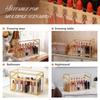18/24 Grid Lipstick Holder Transparent Glass Cosmetics Storage Box Lipstick Nail Polish Display Rack Tabletop Organizer