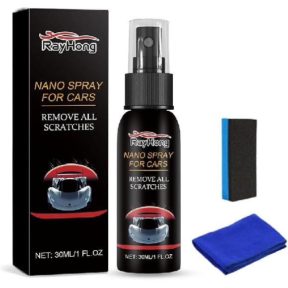 Nuracoat Nano Car Spray, Nuracoat Car Scratch Repair Spray, Car Nano Paint Coating Agent, Grade Scratch Removal and Shine Restoration for All Car 1*pcs