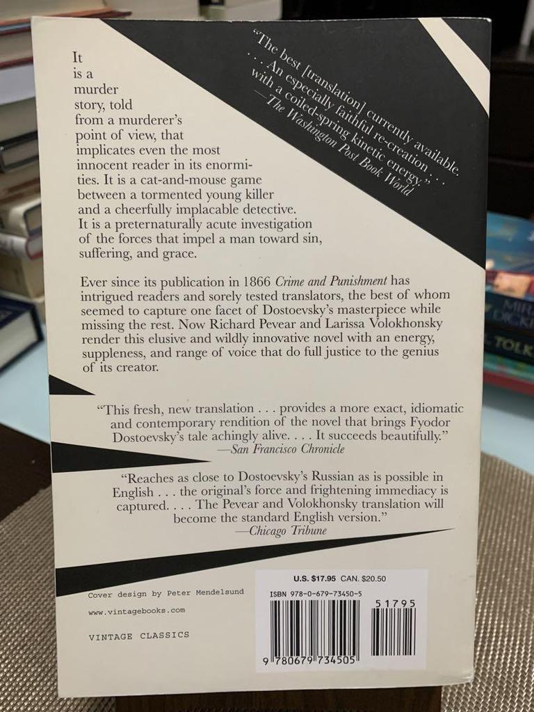 [USED] Crime and Punishment Fyodor Dostoevsky