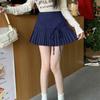 Bowknot Pleated Skirts for Women Sweet A-line Short Skirts Fashion Dot Mini Skirt  Party