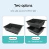 For Tesla Model X 2025 Under Seat Storage Box Case Organizer TPE + ABS Dual Layers Underseat Drawer Tray Interior Accessories