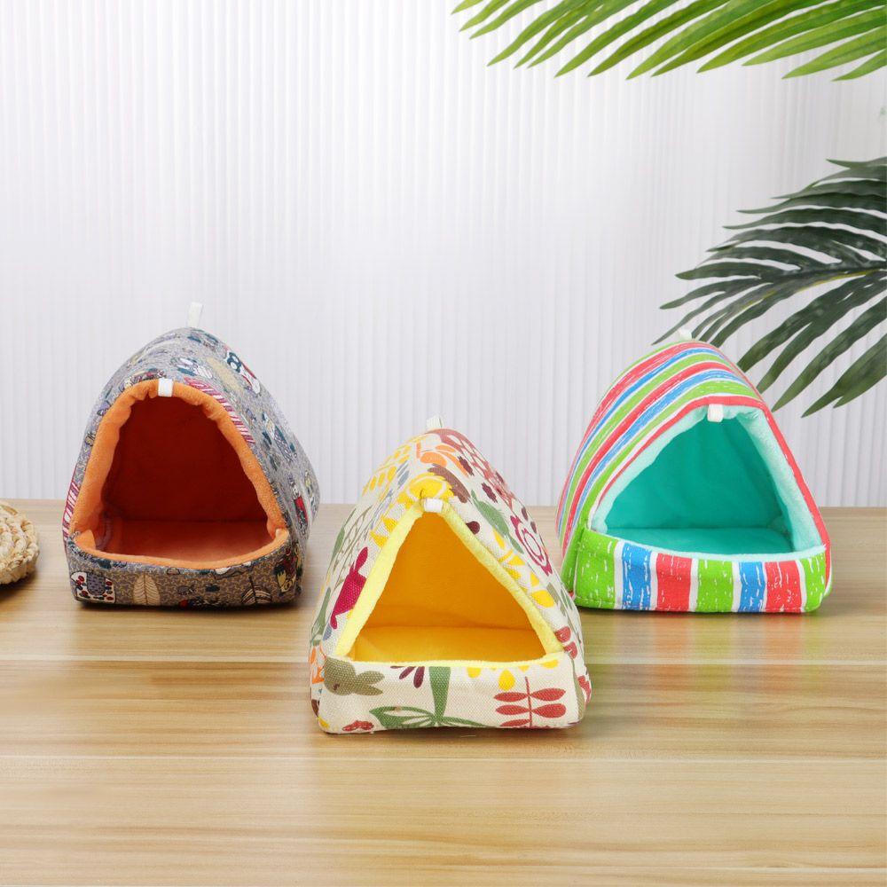 Soft Winter Comfortable Hamster House Warm Mat Guinea Pig Nest Small Animal Sleeping Bed