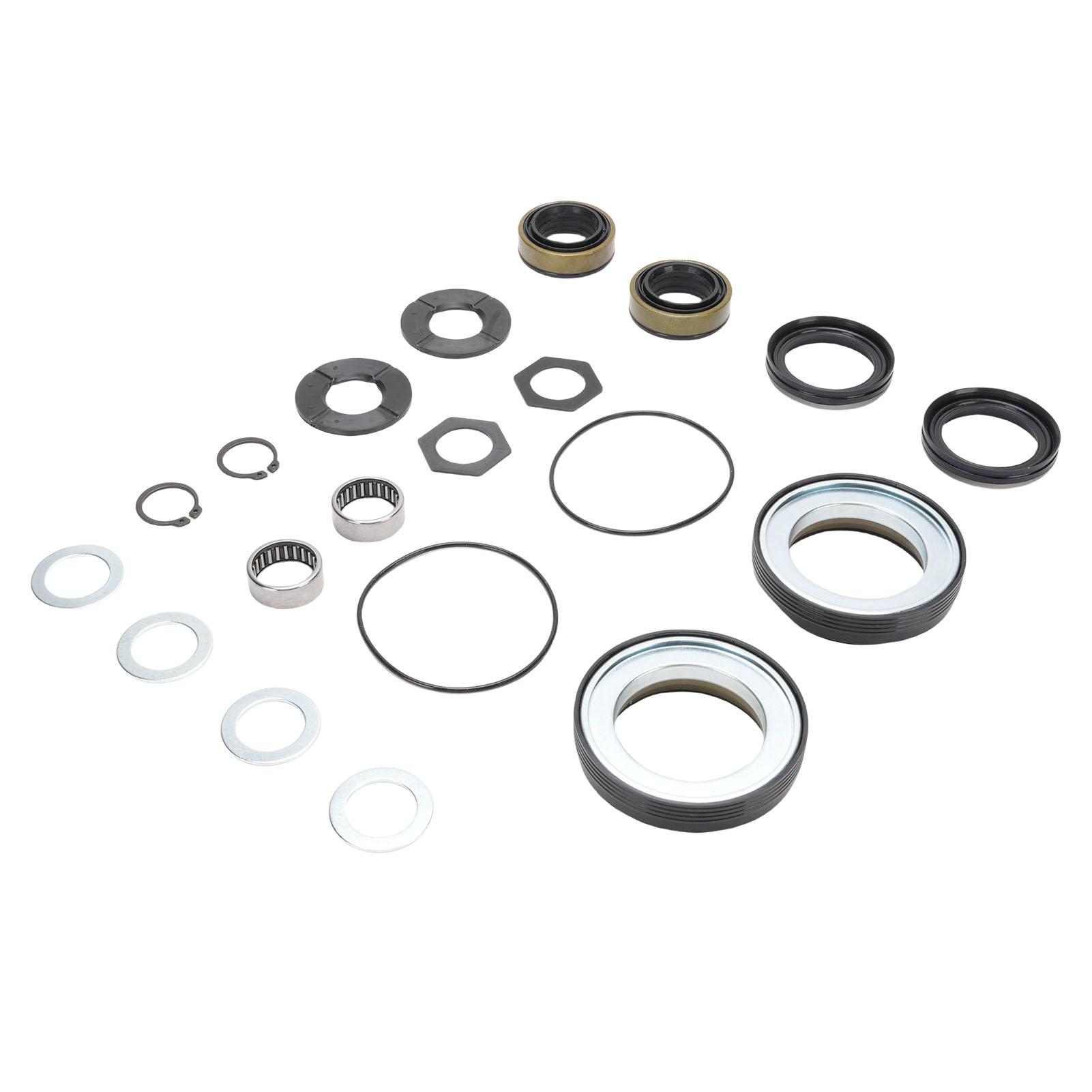 

Outer Axle Dust Seal Inner Tube Seal Needle Bearing Snap Ring Thrust Washer Seals Kit 701166X Replacement for Super