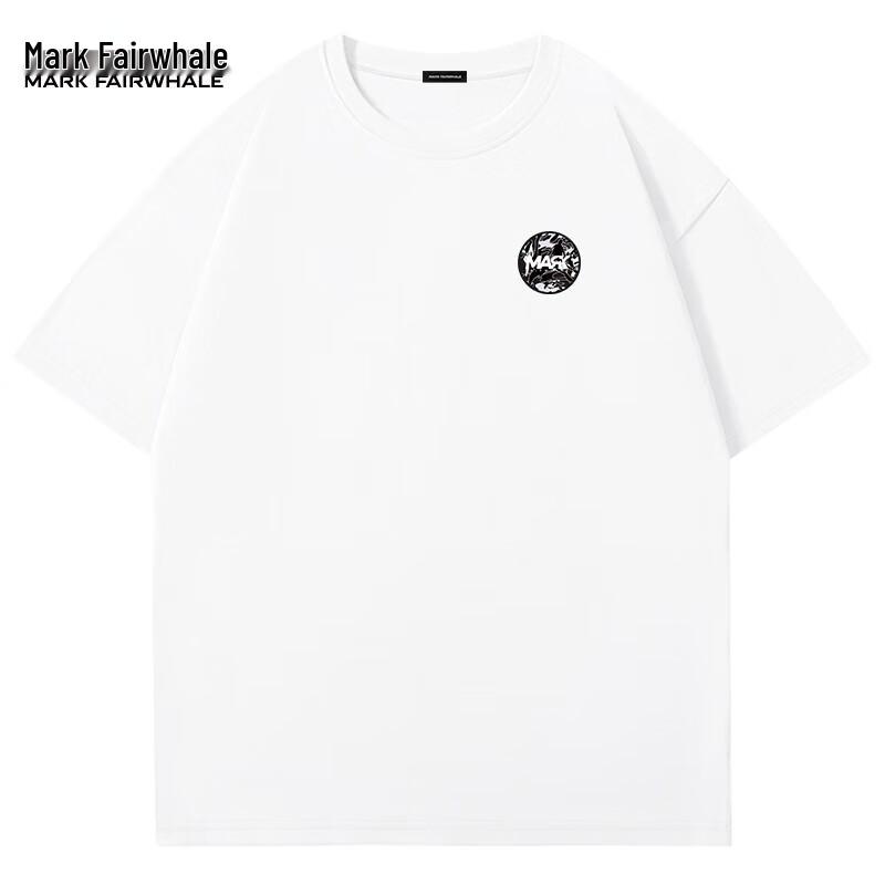 Mark Fairwhale Men's 2025 American Style Loose Fit Cotton T-Shirt
