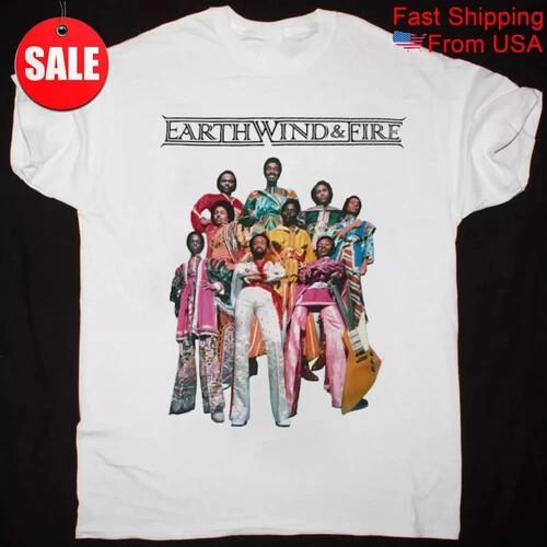 Earth Wind And Fire Band White T Shirt FULL SIZE S To 5XL FN865 M