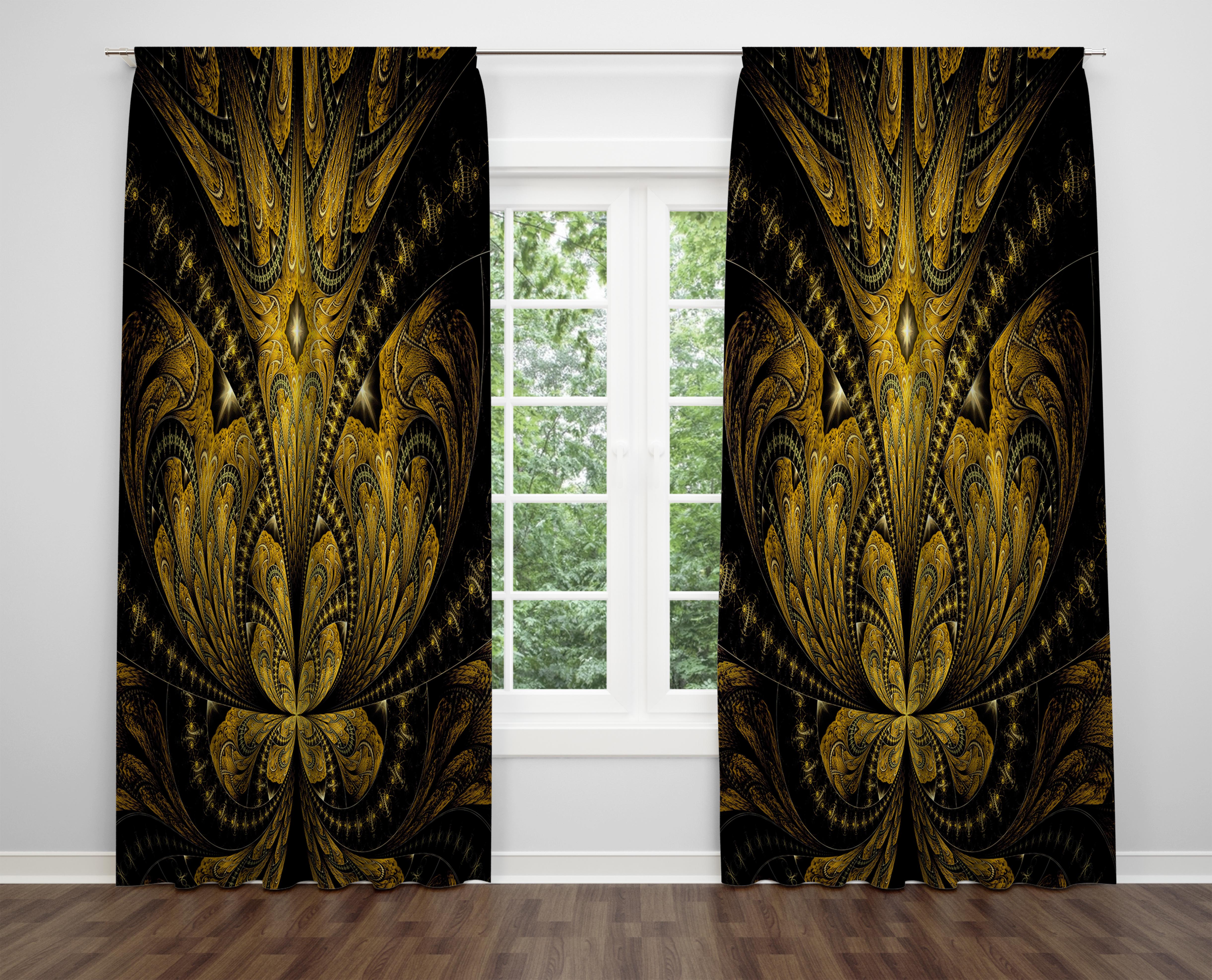 

Декоративний дизайн, високоякісна бавовняна тканина, ви можете вибрати одну або подвійну фіранку з крила 1 piece різнокольоровий