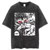 Gothic Dark T Shirt Horror Manga Tomie Graphic T-shirt Hip Hop Y2k Washed Oversized Streetwear Casual Loose Streetwear Unisex