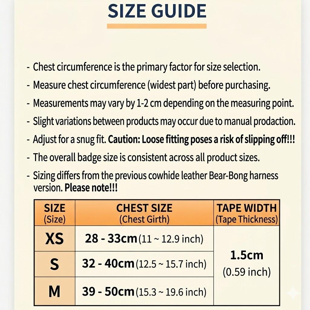 [Baibong] Puppy light bear harness 6 Colors