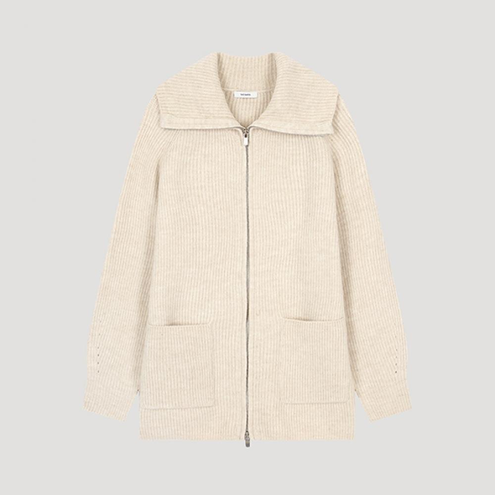 

She S miSS Кардиган на молнии с широким воротником SSkcdo42670 Ot oatmeal/55