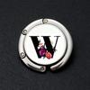 Foldable Bag Hanger Hook Purse Hook Handbag Hanger Table Hook Holder With Personalized Letter A-Z, Portable Table Hook For Women