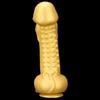 Extra Large Golden Silicone Anal Plug Soft Shaped Anal Expander Dildo Masturbator Adult Sex Toy Realistic Penis Fisitng BDSM