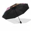 Gaby's Dollhouse Automatic Opening and Closing, 8 Rib Structure Portable Umbrella, Suitable for Men and Women In All Seasons  Perfect Gift F