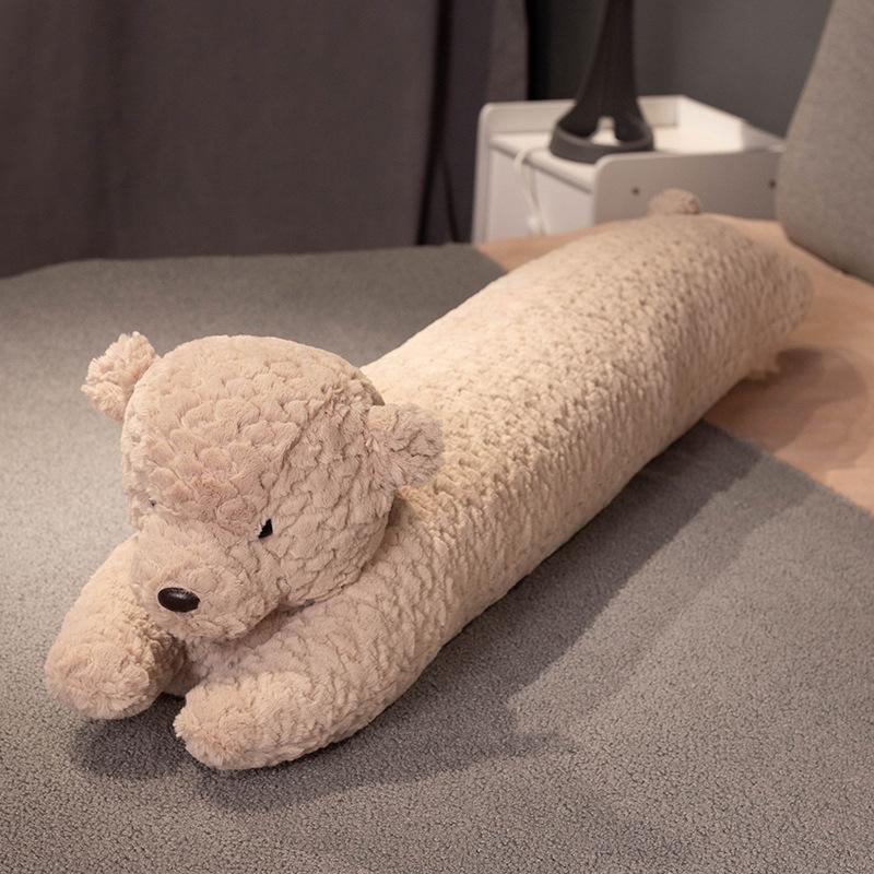 

Kawaii Pillows for Bedroom Long Body Pillows Bear Rabbit Plush Soft Lumbar Support Pillow for Girls Leg Clamping Sleeping 90cm