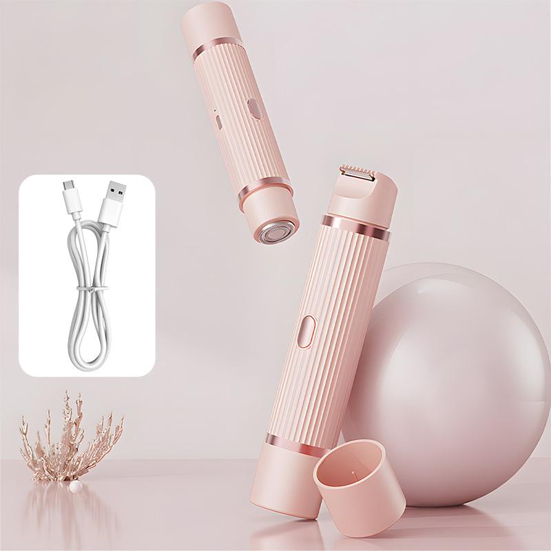 Elektrischer Trimmer Rasierer Damen Wasserdicht Nass- & Trockenanwendung Körperhaartrimmer