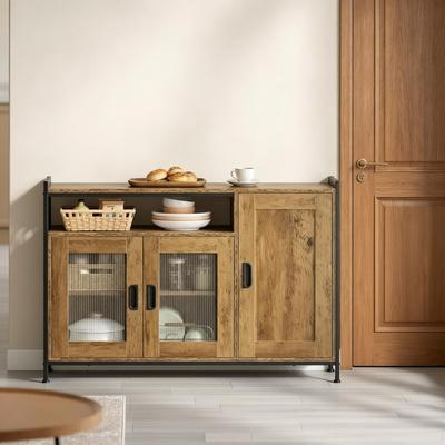 Sideboard with Open Compartment, Kitchen Cabinet In Industrial Style, Storage Cabinet In the Living Room (only with Kitchen Cabinet)