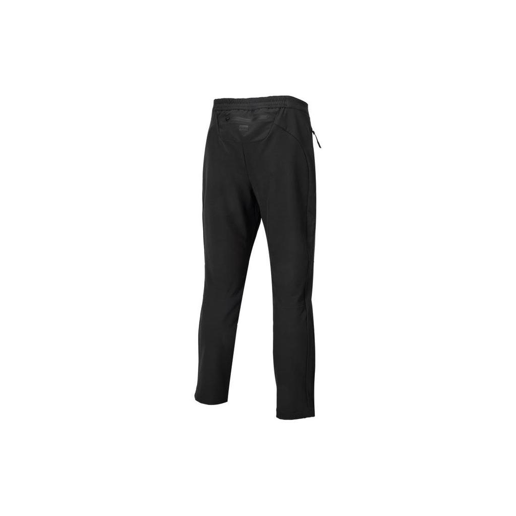 Puma Seasons High-End Outdoor Series Solid Color Button Slim Straight Casual Pants Women pants Black 522584-01