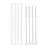 1Sets Drinking Cup Straw Straight Replacement Straw Durable Plastic Straws