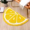 Cartoon Fruit Door Mats for Entrance Door Fluffy Plush Doormat Non Slip Water Absorbent Bathroom Carpet Rugs Hallway Floor Mats