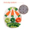 Pet Sniffing Pad Mat Round Carrot Flower Snuffle Mats Little Puzzle Treat Dispenser Bunny Rabbit Chinchillas Guinea Pig Foraging