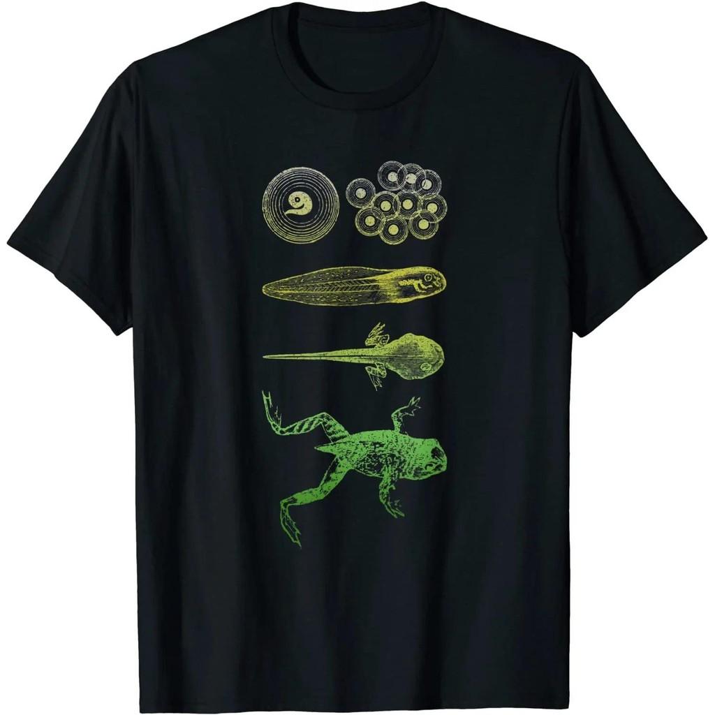 

Frog and Lightning T-shirt Metamorphosis Life Cycle Biology Graphic T Shirts Women s Clothing Fashion Y2K Top Anime Tshirt XXXL