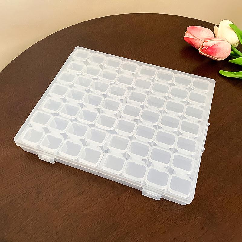 

Прозрачная шкатулка для хранения украшений - многосекционный дизайн для сережек, ожерелий и колец